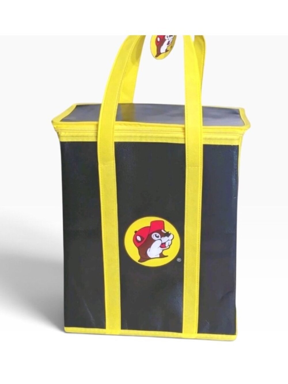 Buc-ees Insulated Cooler Tote Bag Zipper Handle Portable Texas Beaver Bucees NWT
